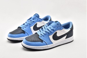 Air Jordan 1 Low Dark Blue Navy White CZ0356 200 Womens And Mens Shoes  